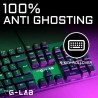 Clavier Gamer - The G-Lab - KEYZ CARBON E - Mécanique (Switch Bleu) - Rainbow...