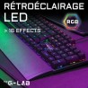 Clavier Gamer - The G-Lab - KEYZ CARBON E - Mécanique (Switch Bleu) - Rainbow...
