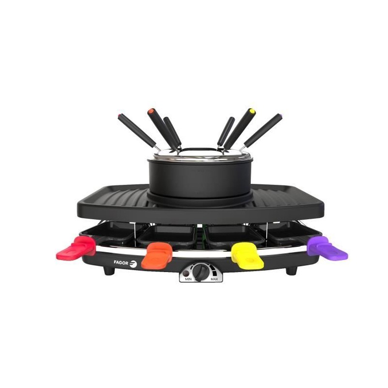 Appareil a raclette FAGOR - FG816 - Raclette / Fondue - Jusqu'a 8 personnes -...