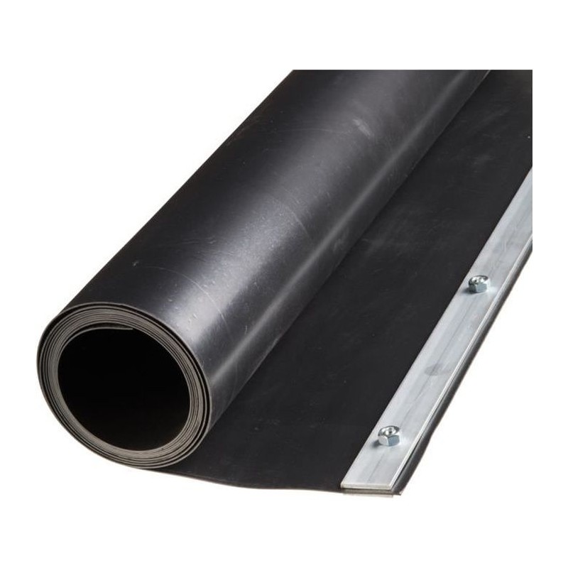 Feuille de barriere de racine Nature 0,7 x 3 m HDPE Noire 6030226