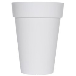 Pot de fleurs - RIVIERA - Soleilla haut - H65 x D49 cm - Blanc