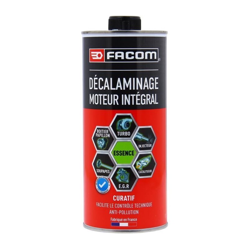 Decalaminage intégral moteur essence preventif 1L - FACOM - soupapes, combust...