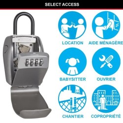 MASTER LOCK Boite a clés sécurisée [Sécurité renforcée] [Avec anse] - 5414EUR...
