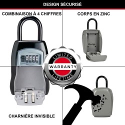 MASTER LOCK Boite a clés sécurisée [Sécurité renforcée] [Avec anse] - 5414EUR...