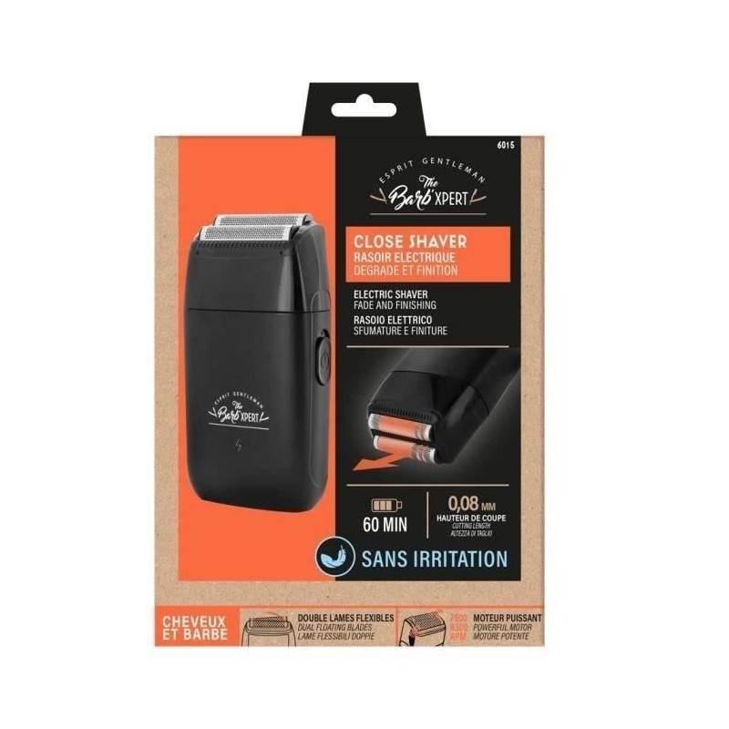 Rasoir électrique THE BARB' XPERT 6015 - Dégradés et finitions doubles -  Lam...