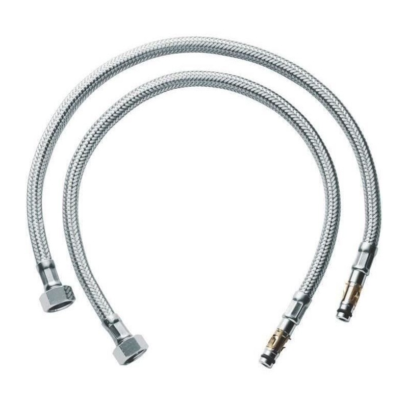 Flexible alimentation annelé - GROHE - 45484000 - Métal - 5 ans de garantie -...