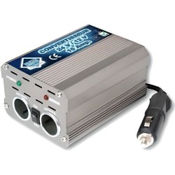 Convertisseur  24V/12V- HTC TECHNIC -15A + 2 prises allume-cigare femelle pui...