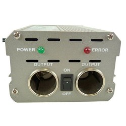 Convertisseur  24V/12V- HTC TECHNIC -15A + 2 prises allume-cigare femelle pui...