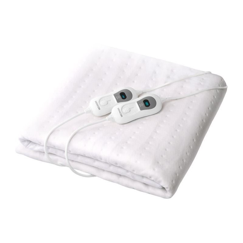 Couverture chauffante - SENCOR - SUB 2700WH - 120 W - 3 températures - Blanc