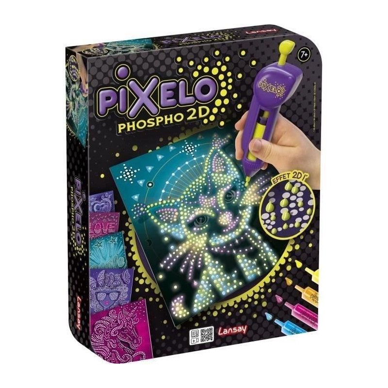 Jeu de coloriage - LANSAY - 20285 - Pixelo Phospho 2D