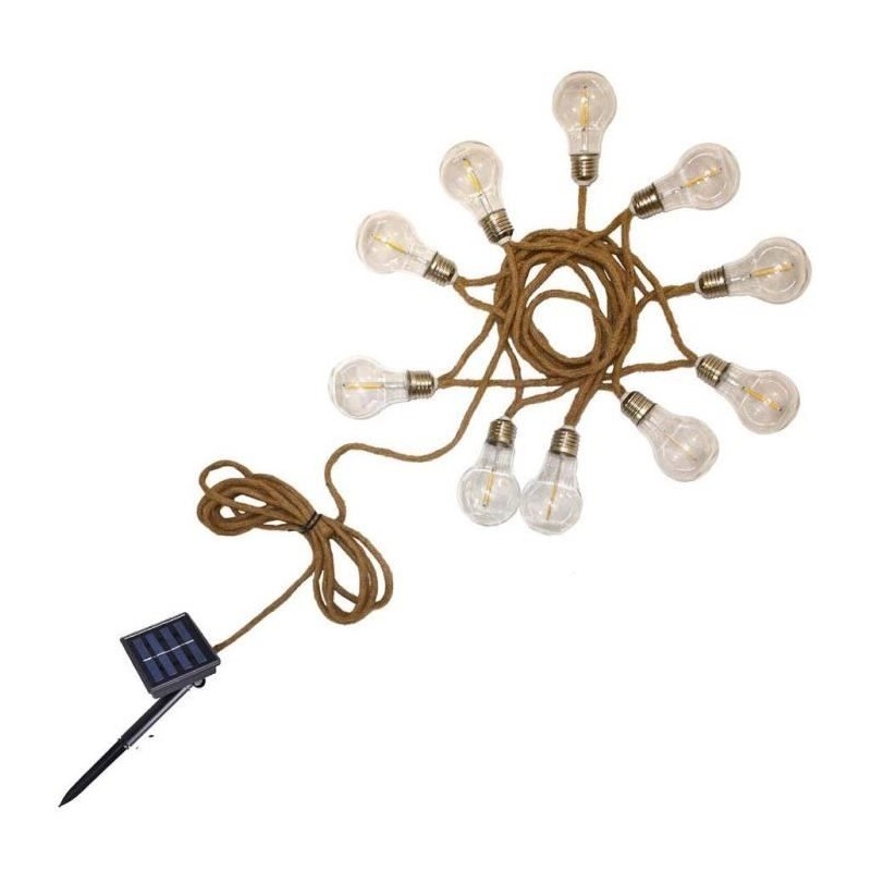 Guirlande lumineuse solaire - LUMISKY - FANTASY CORD SOLAR - 7.50 m - Corde 1...
