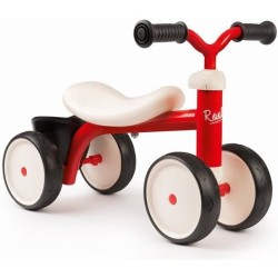 Porteur Métal Rookie - Rouge - SMOBY - Pour Enfant des 12 mois - 4 roues sile...