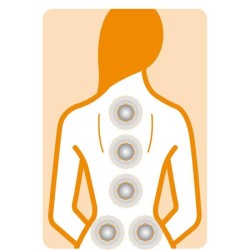 Housse de chaise de massage par vibration Medisana MCH - 4 zones de massage -...