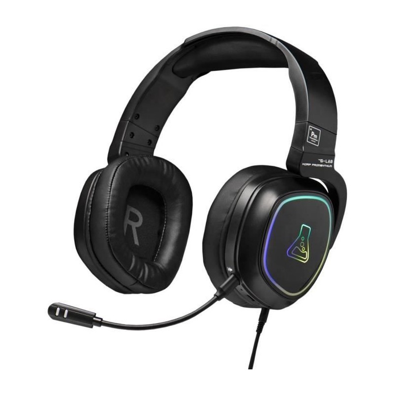 Casque Gamer Sans Fil - The G-Lab - KORP PROMENTHIUM - Microphone - RGB - PC/...