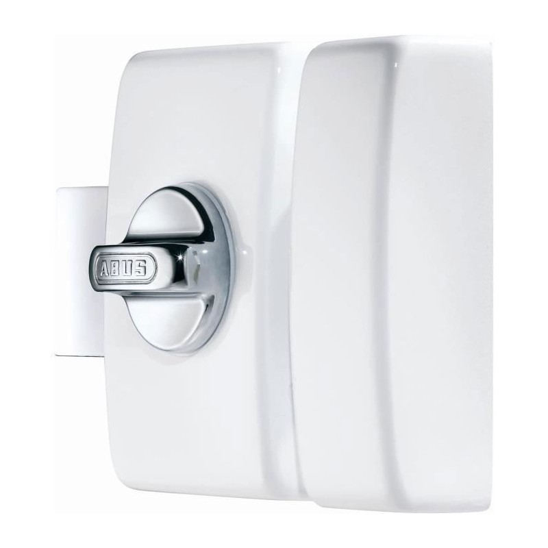 Verrou - ABUS - V83 CB 45 W EK - Coffre blanc, gâche en acier, pene en acier ...