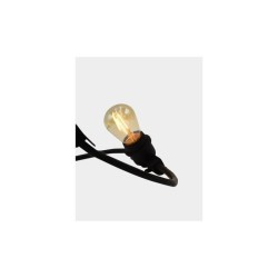 Guirlande lumineuse LED Link Me Light - 10 ampoules - douille E27 - blanc cha...