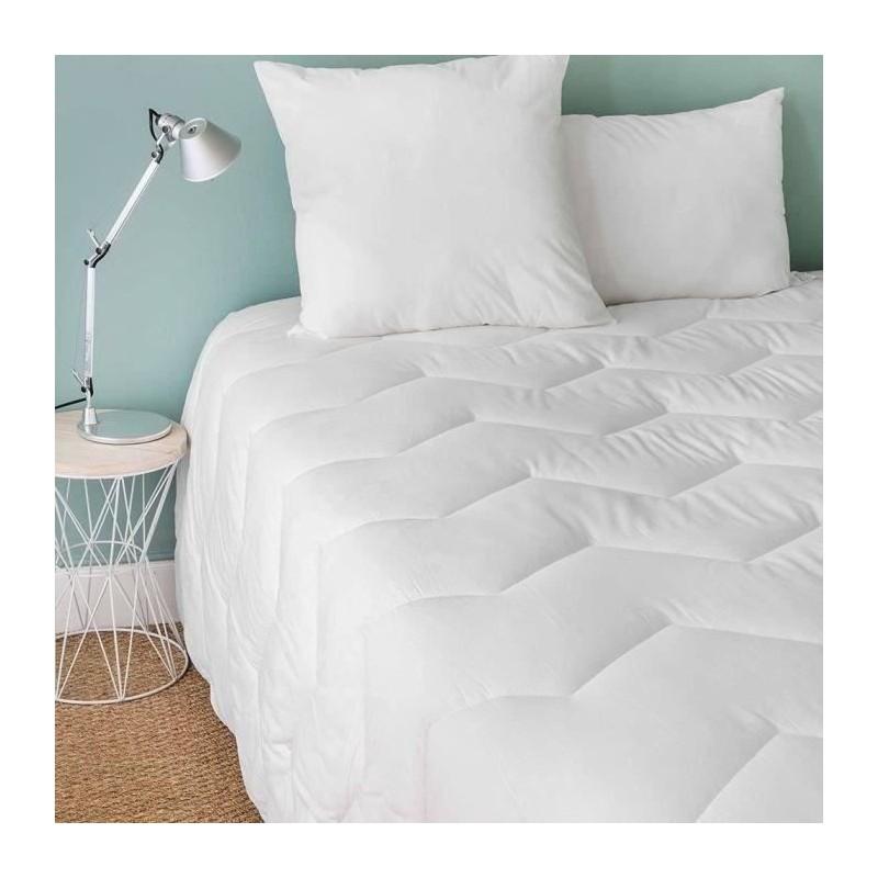 TOISON D'OR – Couette Bamboo tempérée 300 g/m² – Viscose de bambou – Blanc – ...