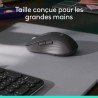 Souris - Sans fil - Logitech - Signature M650 L - Graphite - Droitier