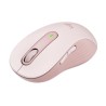 Souris - Sans fil - Logitech - Signature M650 L - Rose - Droitier