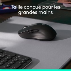 Souris - Sans fil - Logitech - Signature M650 L - Rose - Droitier