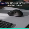 Souris - Sans fil - Logitech - Signature M650 L - Rose - Droitier