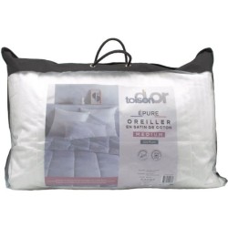 TOISON D'OR - Oreiller Confort Médium - Epure - Blanc - 50 x 75 cm