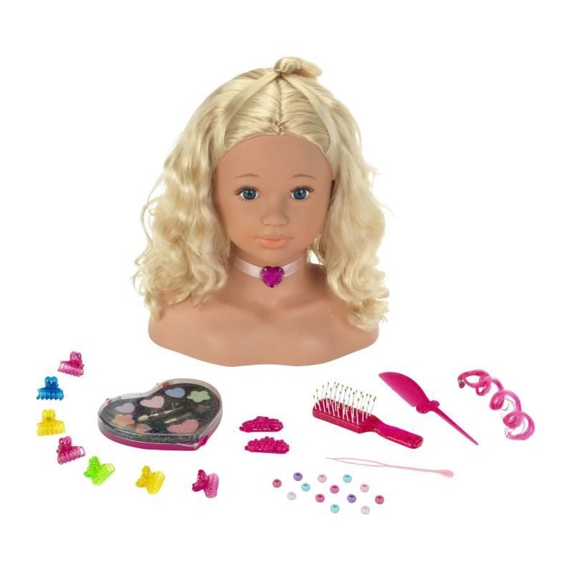 Tete a coiffer et a maquiller Sophia Princess Coralie avec accessoires - KLEI...