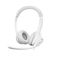 Casque - Filaire - Logitech - H390 - USB - Anti-parasite - Blanc