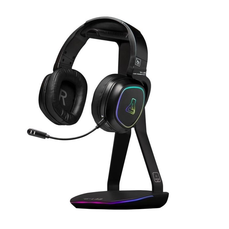 Support pour Casque/Micro-Casque - THE G-LAB - K-STAND HYDROGEN - 2 ports USB...