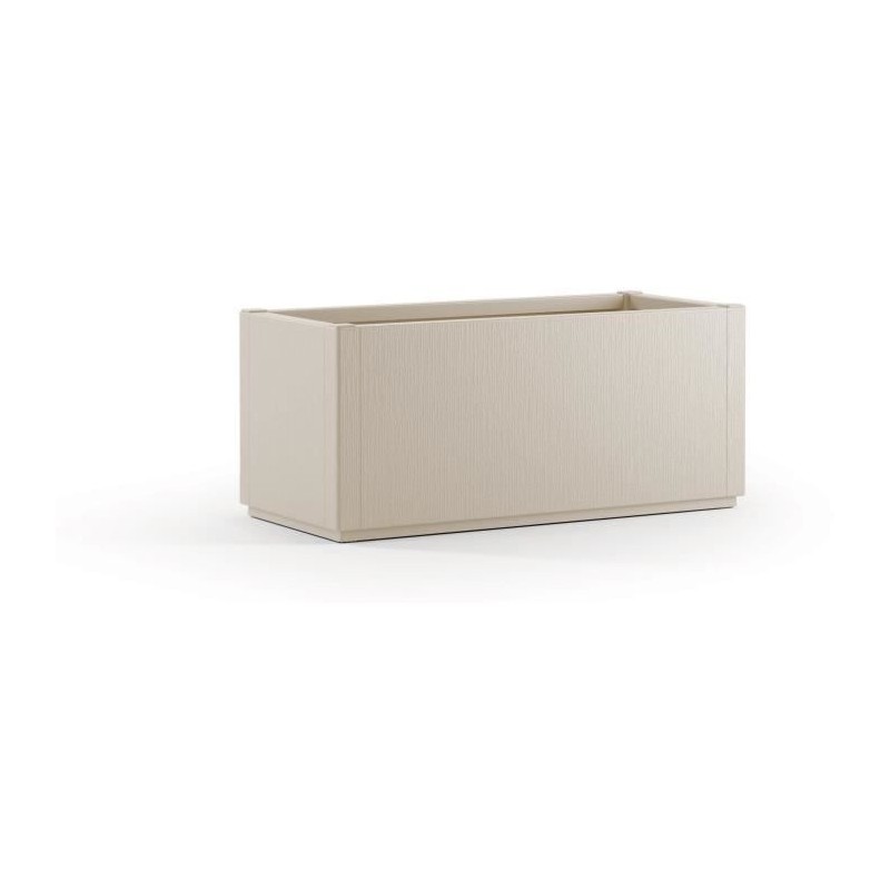 STEFANPLAST Bac a fleur/Jardiniere ETHICA rectangulaire 80 cm - 80x36xh 35 cm...