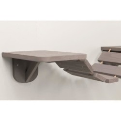 Échelle d'escalade murale pour chats TRIXIE - 150x30 cm - Taupe en bois massi...