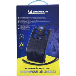 Pompe a Pied Double Piston manometre digital de 0.05 jusqu'a 7 bars- MICHELIN...