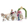 Figurine La caleche des mariés, des 5 ans, schleich 42641 HORSE CLUB,