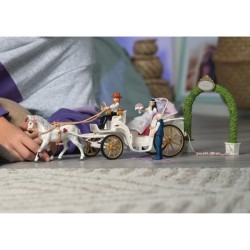 Figurine La caleche des mariés, des 5 ans, schleich 42641 HORSE CLUB,