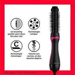 Brosse séchante et coiffante - REVLON - RVDR5292E - One Step Style Booster - ...