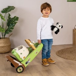 Smoby - Chariot Vétérinaire  de Zoo - Peluche Panda - Nombreux accessoires in...