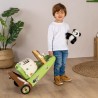 Smoby - Chariot Vétérinaire  de Zoo - Peluche Panda - Nombreux accessoires in...