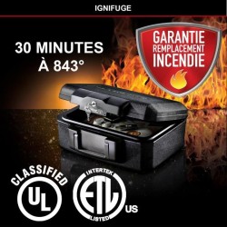 Coffre-fort ignifugé Master Lock L1200 - Protection des supports multimédias ...