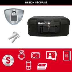Coffre-fort ignifugé Master Lock L1200 - Protection des supports multimédias ...