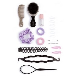 Smoby - Tete a coiffer blonde - Facile a coiffer - 19 accessoires réalistes -...