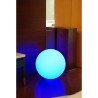 Boule lumineuse solaire LED en polyéthylene 30cm - LUMISKY - Multicolore - Ex...