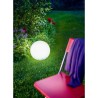 Boule lumineuse solaire LED en polyéthylene 30cm - LUMISKY - Multicolore - Ex...