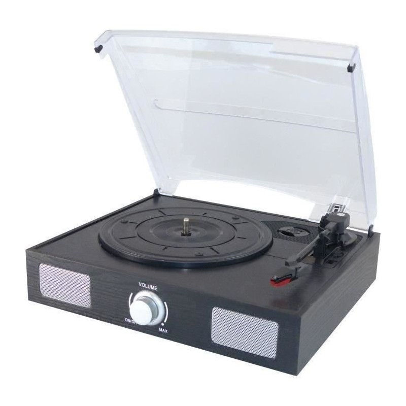 Platine vinyle INOVALLEY TD11 avec disque numérique USB et haut-parleurs inté...