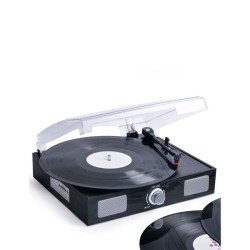 Platine vinyle INOVALLEY TD11 avec disque numérique USB et haut-parleurs inté...