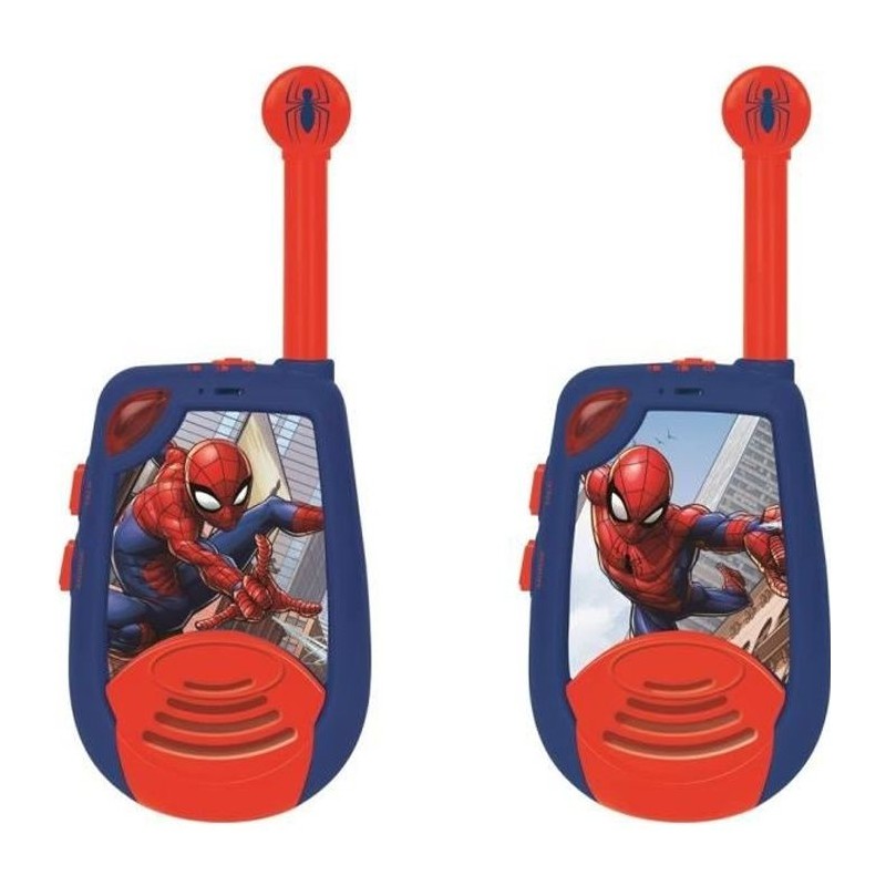 Talkies-Walkies SPIDER-MAN - Portée 2 km - Contrôle du volume - Fonction mors...
