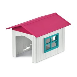 Box avec Jument Hanovrien et Berger Australien, Figurine cheval et accessoire...