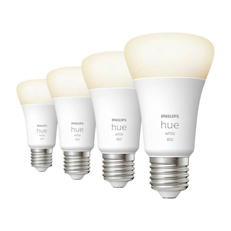 Philips Hue White, ampoule LED connectée E27, équivalent 60W, 800