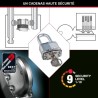 Cadenas Haute Sécurité - MASTER LOCK - M115EURTRILF - A Clé - Acier Laminé Re...