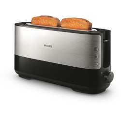Grille-pain - PHILIPS - HD2692/90 - Collection Métal - 1 fente longue