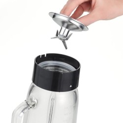 Blender - SEVERIN - SM3734 - 500 W - Bol en verre 1 L - 2 vitesses + fonction...